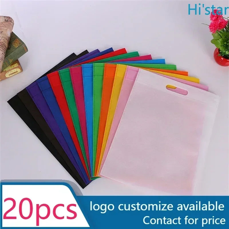 20 Pieces Double-Sided Non-Woven Shopping Bags With Handles Customizable Printed Logo Eco-Friendly Advertising Gifts Personalize
20 Pieces Double-Sided Non-Woven Shopping Bags With Handles Customizable Printed Logo Eco-Friendly Advertising Gifts Personalize