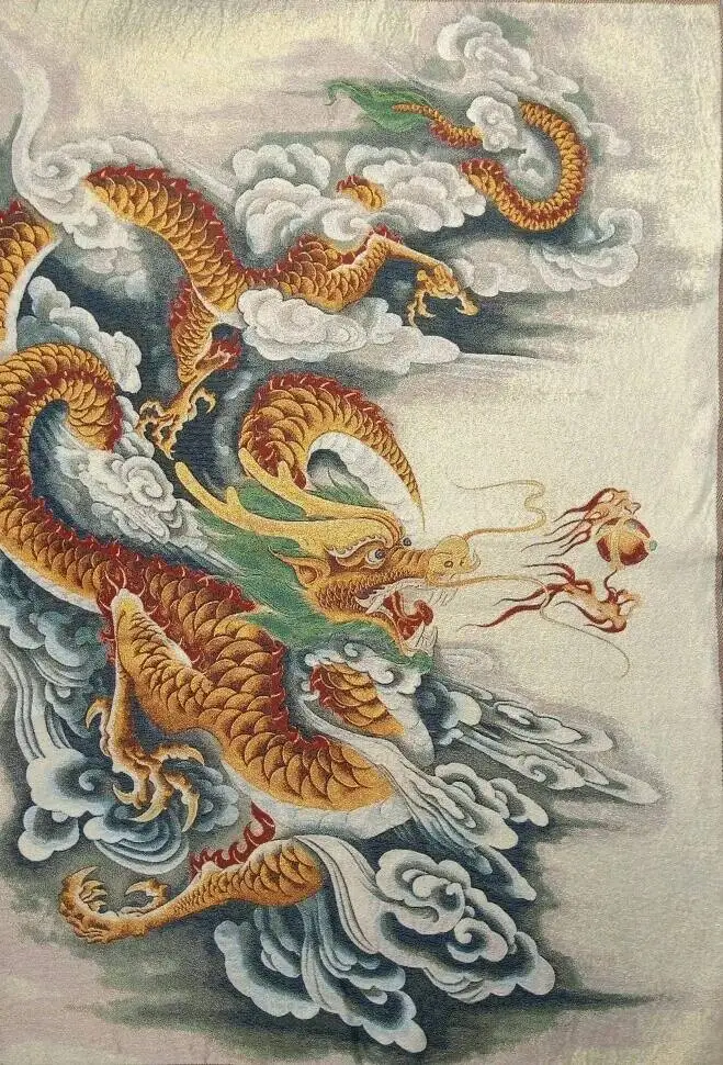 36Inch Chinese Silk Dragon Fireball Mural Wall Hanging Tapestry Meditation 8
36Inch Chinese Silk Dragon Fireball Mural Wall Hanging Tapestry Meditation 8