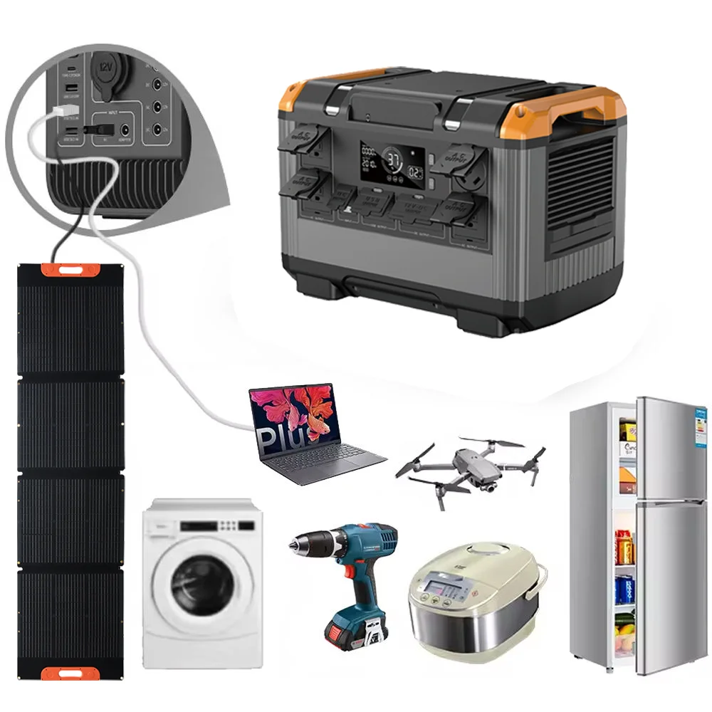 Portable 2400W Lifepo4 Solar Generator Customized AC 110V/230V Power Station With MPPT Controller for Outdoor Camping Hiking
Portable 2400W Lifepo4 Solar Generator Customized AC 110V/230V Power Station With MPPT Controller for Outdoor Camping Hiking