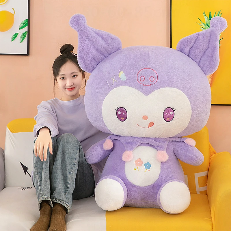 Sanrio Kawaii Kuromi Large Plush Toy Purple Anime Soft Pillow Cute Cartoon Anime Kuromi Stuffed Doll for Kids Birthday Xmas Gift
Sanrio Kawaii Kuromi Large Plush Toy Purple Anime Soft Pillow Cute Cartoon Anime Kuromi Stuffed Doll for Kids Birthday Xmas Gift