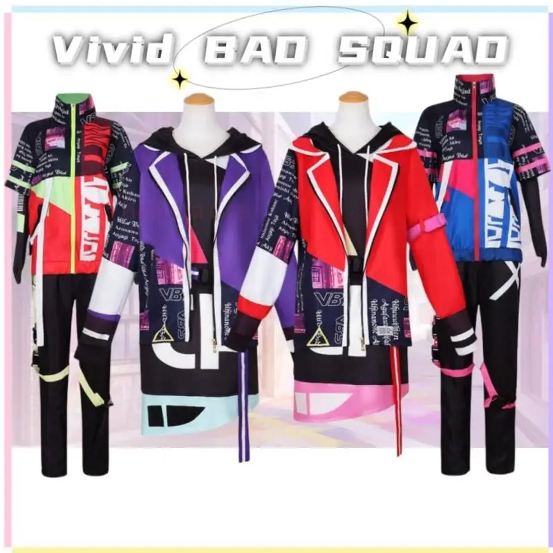 Project Sekai Colorful Stage Cosplay Vivid BAD SQUAD Cosplay Costume Clothes Uniform Cosplay Stage Costume Set Band Costume
Project Sekai Colorful Stage Cosplay Vivid BAD SQUAD Cosplay Costume Clothes Uniform Cosplay Stage Costume Set Band Costume