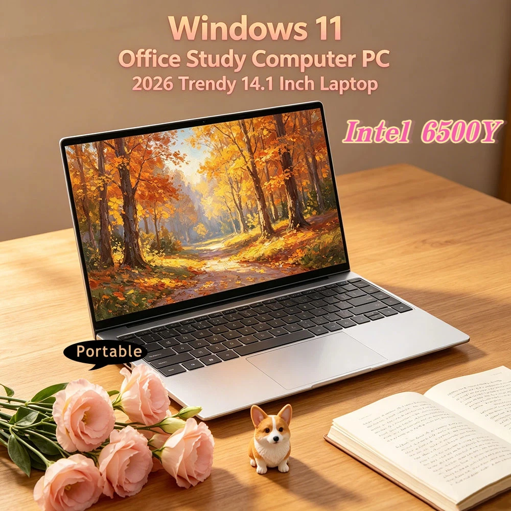 Thin 14.1" Lightweight Laptop Intel 6500Y 32GB RAM 2TB SSD 5000mAh Windows 11 Backlit Keyboard Fingerprint Business & Gaming PC
Thin 14.1" Lightweight Laptop Intel 6500Y 32GB RAM 2TB SSD 5000mAh Windows 11 Backlit Keyboard Fingerprint Business & Gaming PC