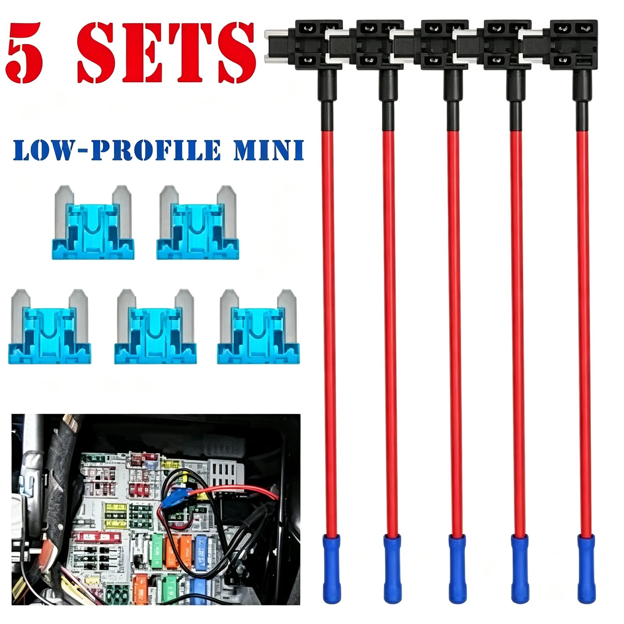 12V Automotive Blade Fuse Holder 5/10Pcs Car Add-a-Circuit Fuse TAP Adapter Mini ATM ATO Fuse Fuse Set Fuse for Car Truck Boats
12V Automotive Blade Fuse Holder 5/10Pcs Car Add-a-Circuit Fuse TAP Adapter Mini ATM ATO Fuse Fuse Set Fuse for Car Truck Boats