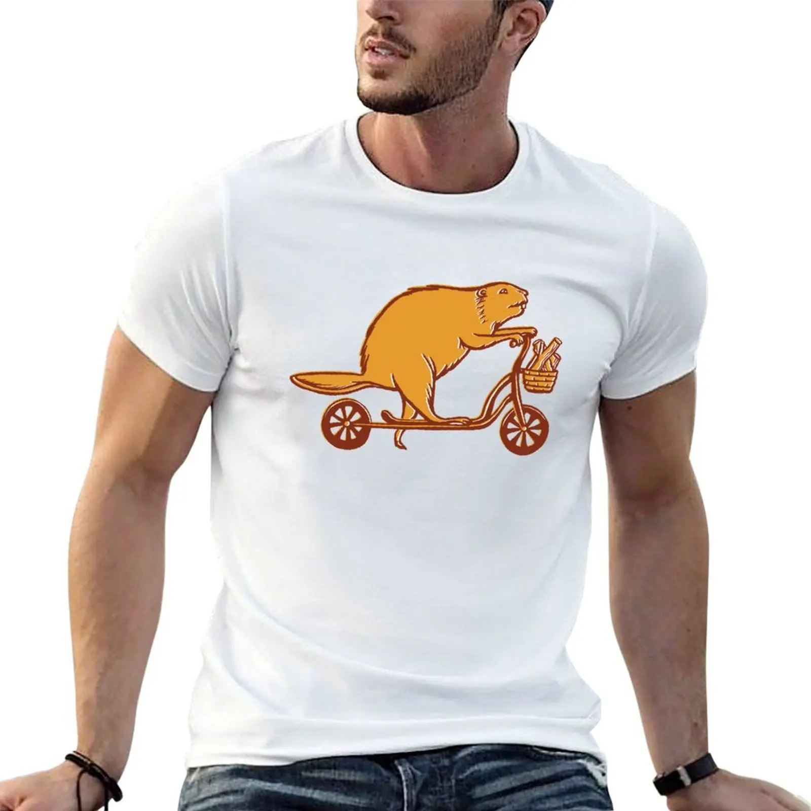 Beaver on scooter T-Shirt man graphic t shirt anime t shirts for man T-Shirt
Beaver on scooter T-Shirt man graphic t shirt anime t shirts for man T-Shirt
