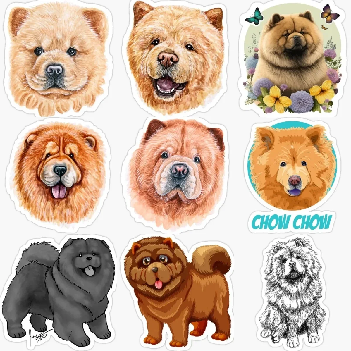 Chow Chow Dog Pets Catoon Creative Sticker Car Window Van Motorcycle Truck Bicycle Van Glass Helmet Camper Wall Door Room Decal
Chow Chow Dog Pets Catoon Creative Sticker Car Window Van Motorcycle Truck Bicycle Van Glass Helmet Camper Wall Door Room Decal