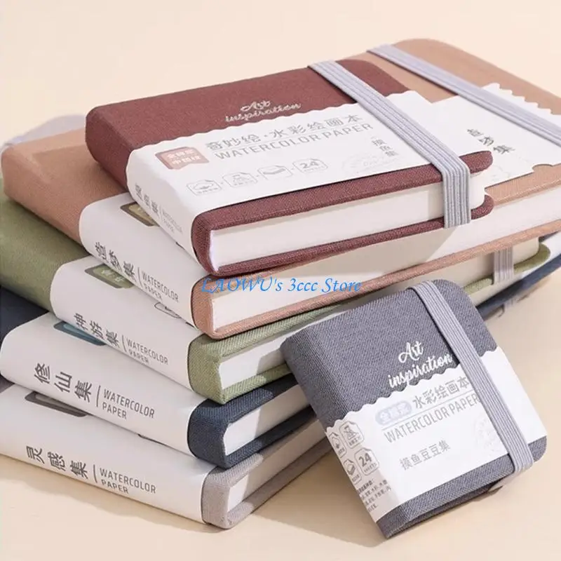 Y8AD 24 Sheets Cotton Paper Watercolor Sketchbook Pocket Sketchpad for Artist Student
Y8AD 24 Sheets Cotton Paper Watercolor Sketchbook Pocket Sketchpad for Artist Student