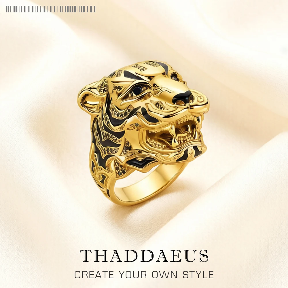 Ring Golden Tiger Rebel Fine Jewelry For Women Men,2022 Brand New Personal Lucky Gift In 925 Sterling Silver
Ring Golden Tiger Rebel Fine Jewelry For Women Men,2022 Brand New Personal Lucky Gift In 925 Sterling Silver