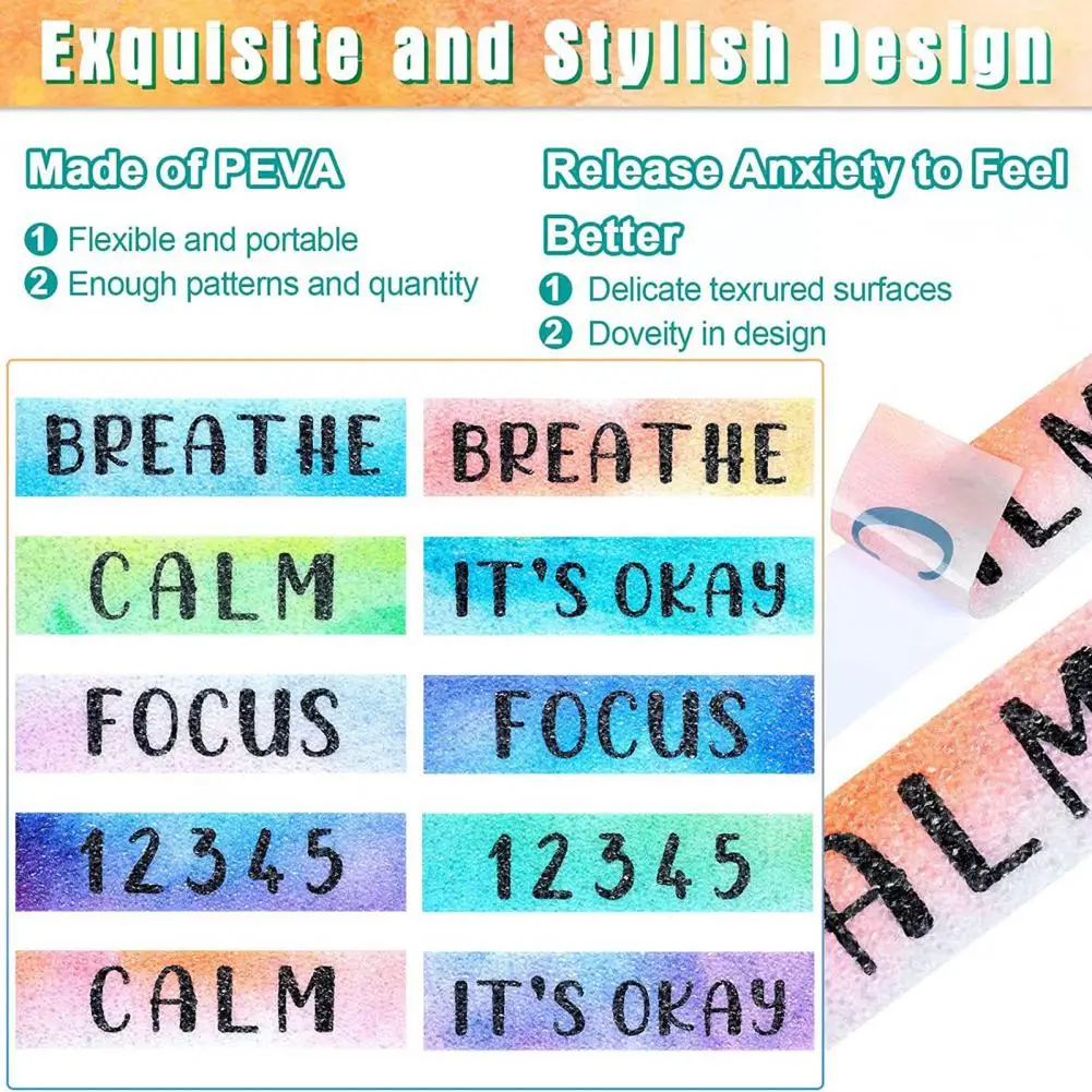 Pressure Stickers Anxiety Relief Products Anxiety Strips Textured Stress Relief Stickers for Phone Case Decoration for Adults
Pressure Stickers Anxiety Relief Products Anxiety Strips Textured Stress Relief Stickers for Phone Case Decoration for Adults