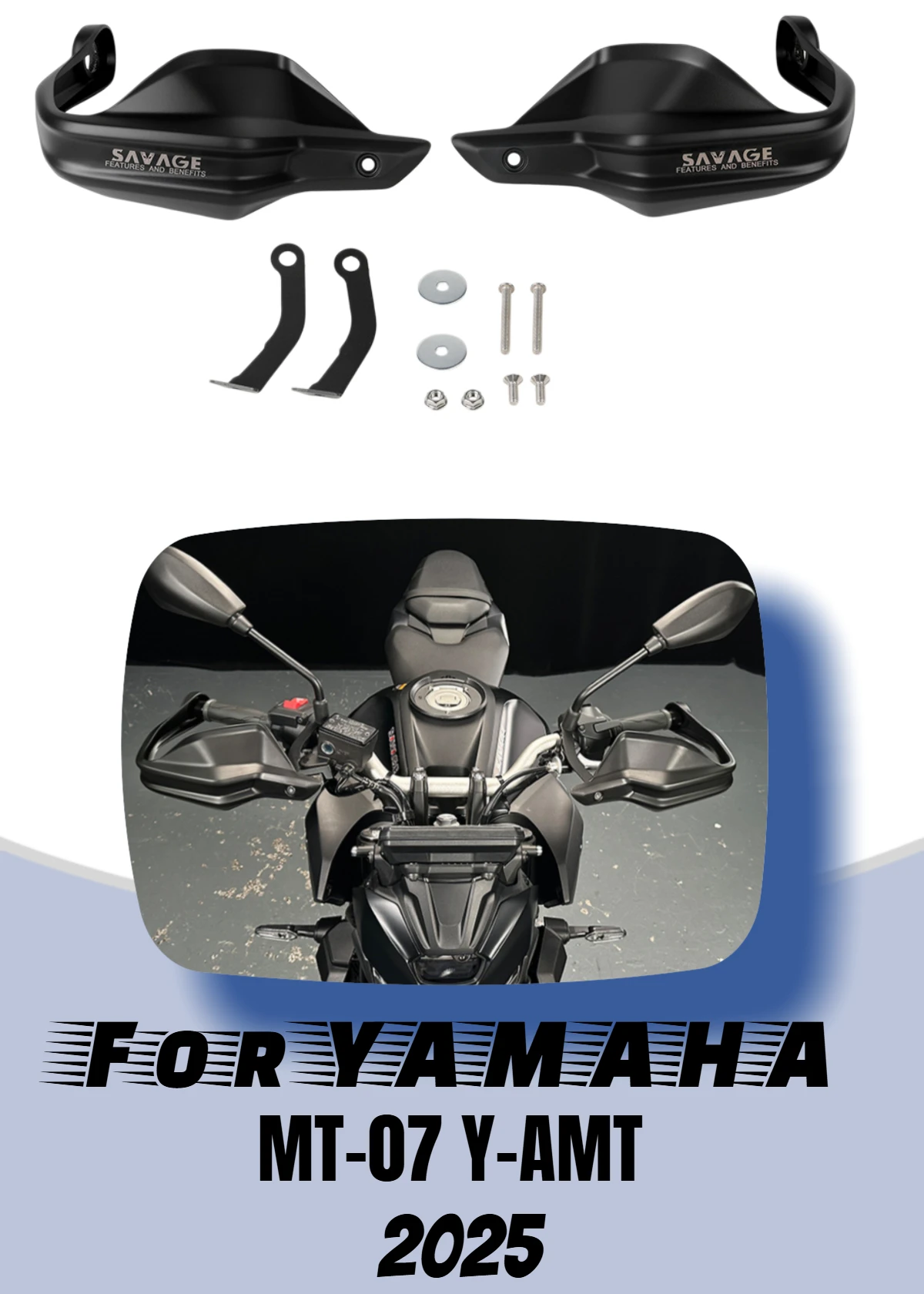 For YAMAHA MT-07 Y-AMT MT 07 2025 Motorcycle Handlebar Handguards Wind Deflector Shield Hand Guard Lever Protector Accessories
For YAMAHA MT-07 Y-AMT MT 07 2025 Motorcycle Handlebar Handguards Wind Deflector Shield Hand Guard Lever Protector Accessories