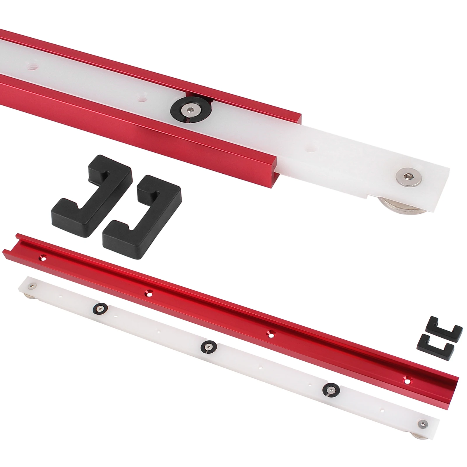 2pcs Aluminum 50cm 30 Type T-track & Plastic 45cm Miter Bar Slider T-slot Connector Woodworking Chute Rail DIY Carpentry Tools
2pcs Aluminum 50cm 30 Type T-track & Plastic 45cm Miter Bar Slider T-slot Connector Woodworking Chute Rail DIY Carpentry Tools