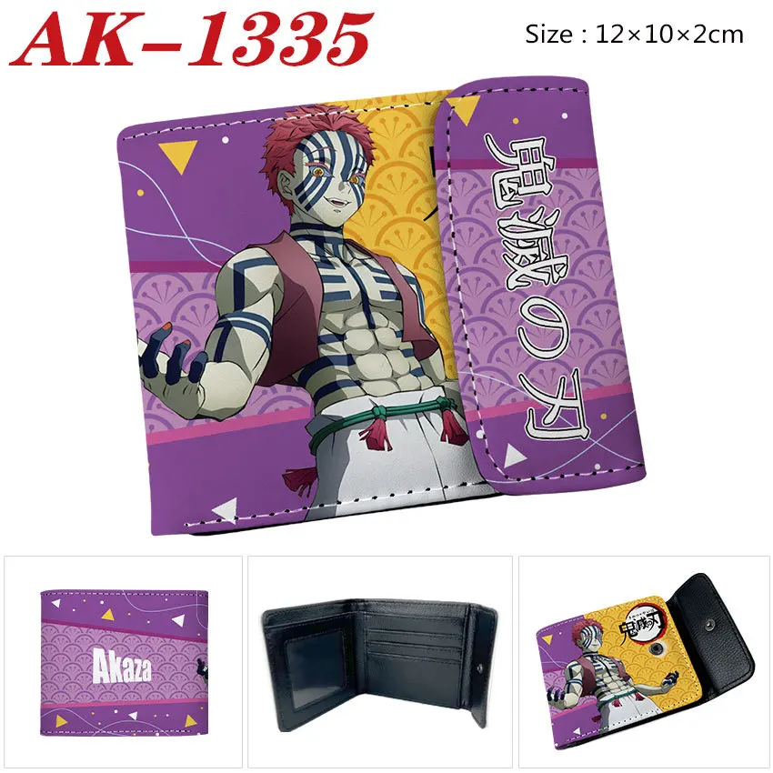 Demon Slayer Anime Kamado Tanjiro Nezuko Zenitsu Akaza Figures Cartoon Print Fashion Snap Wallet Pu Change Storage Card Bag Gift
Demon Slayer Anime Kamado Tanjiro Nezuko Zenitsu Akaza Figures Cartoon Print Fashion Snap Wallet Pu Change Storage Card Bag Gift