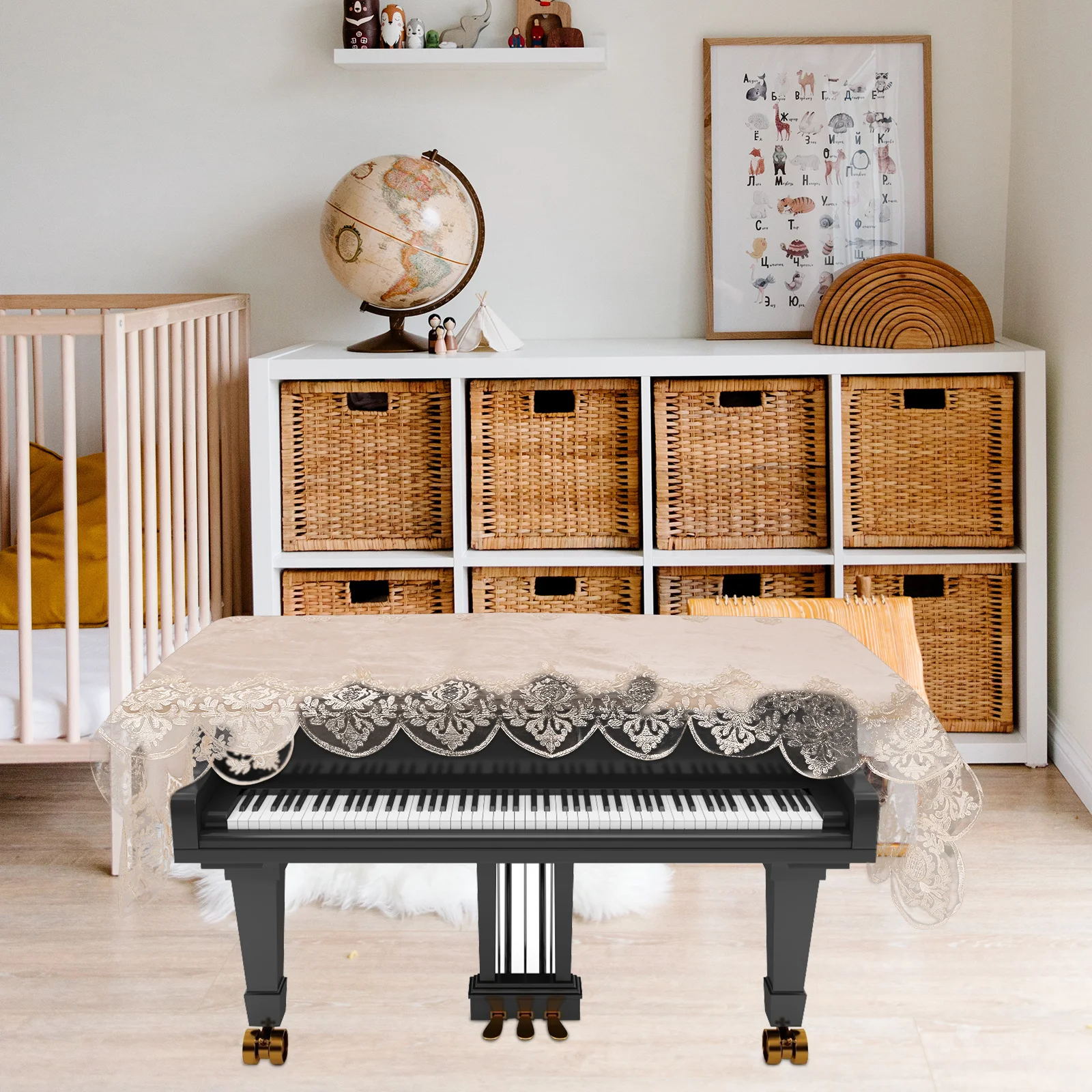 Electric Piano Cover Electronic European Style Dust Polyester (Polyester) Key Cloth Dustproof
Electric Piano Cover Electronic European Style Dust Polyester (Polyester) Key Cloth Dustproof