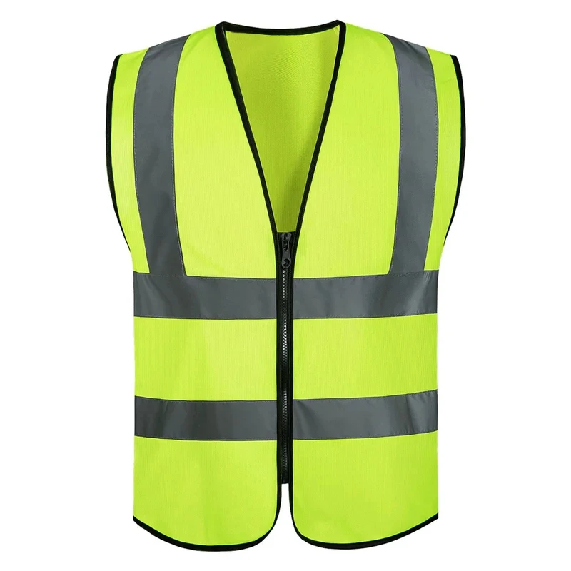 Four zipper style,Reflective vest, construction site, environmental sanitation, traffic, yellow reflective vest, multiple pocket
Four zipper style,Reflective vest, construction site, environmental sanitation, traffic, yellow reflective vest, multiple pocket