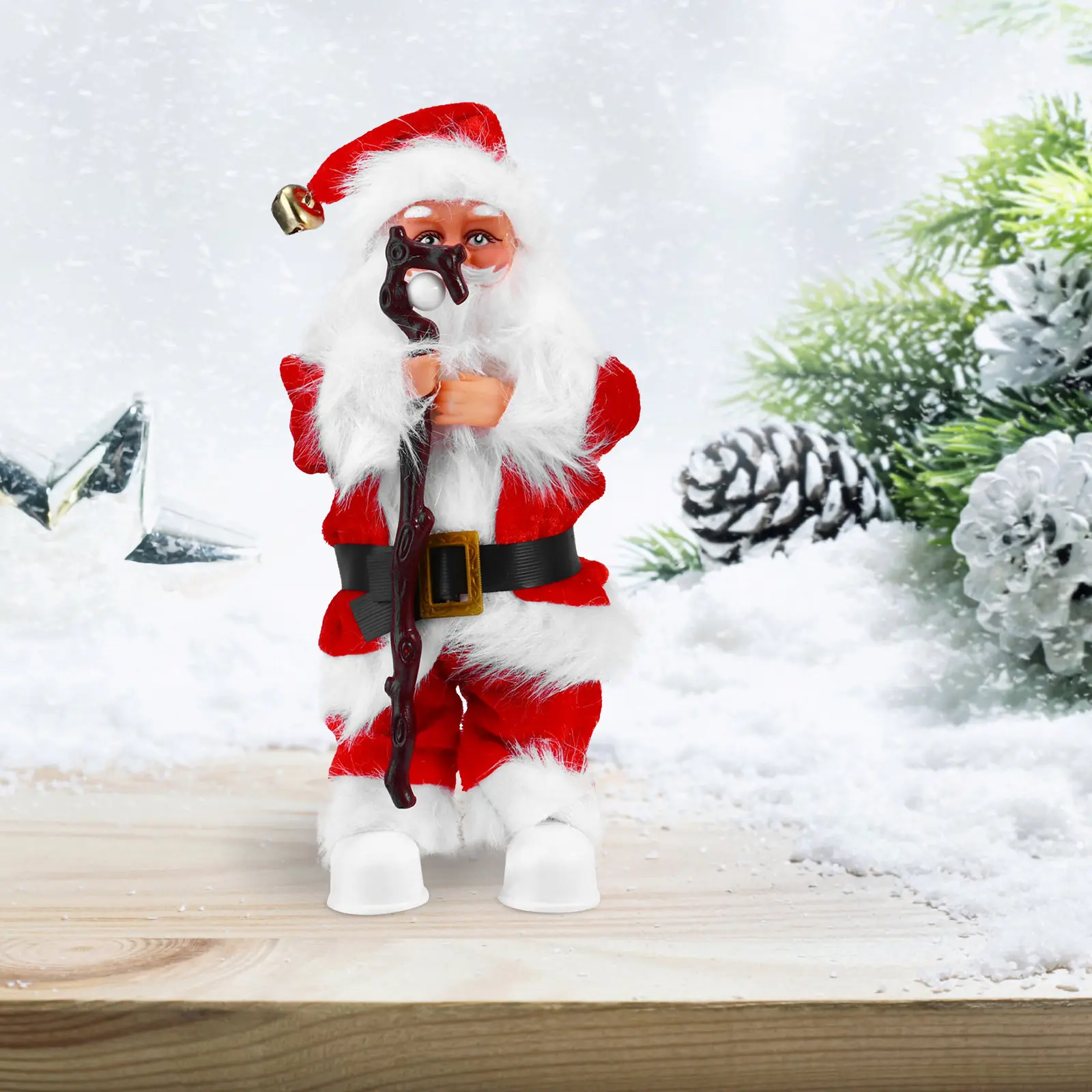 Electric Swing Music Santa Claus Christmas Desktop Ornament No Battery Decorative Holiday Figure for Home Office Cafe Christmas
Electric Swing Music Santa Claus Christmas Desktop Ornament No Battery Decorative Holiday Figure for Home Office Cafe Christmas