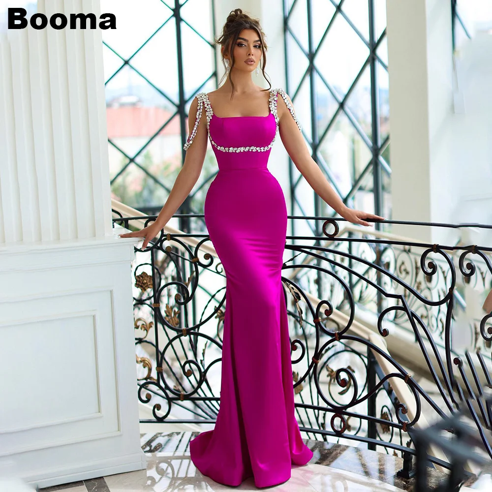 Booma Elegant Mermaid Evening Dresses Square Collar Crystal Formal Occasion Gowns for Women Sleeveless Simple Party Prom Dress
Booma Elegant Mermaid Evening Dresses Square Collar Crystal Formal Occasion Gowns for Women Sleeveless Simple Party Prom Dress