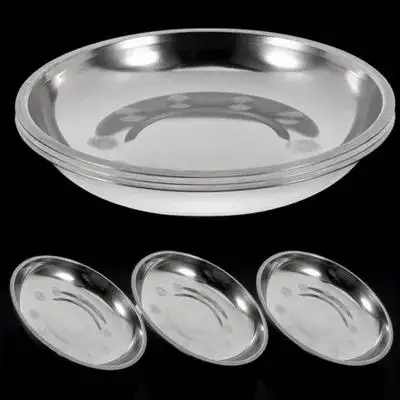 6 Pcs Tray Stainless Steel Round Round Tray Plate 18CM Serving Stainless Steel Plate Dessert Pasta Storage Camping Party
6 Pcs Tray Stainless Steel Round Round Tray Plate 18CM Serving Stainless Steel Plate Dessert Pasta Storage Camping Party