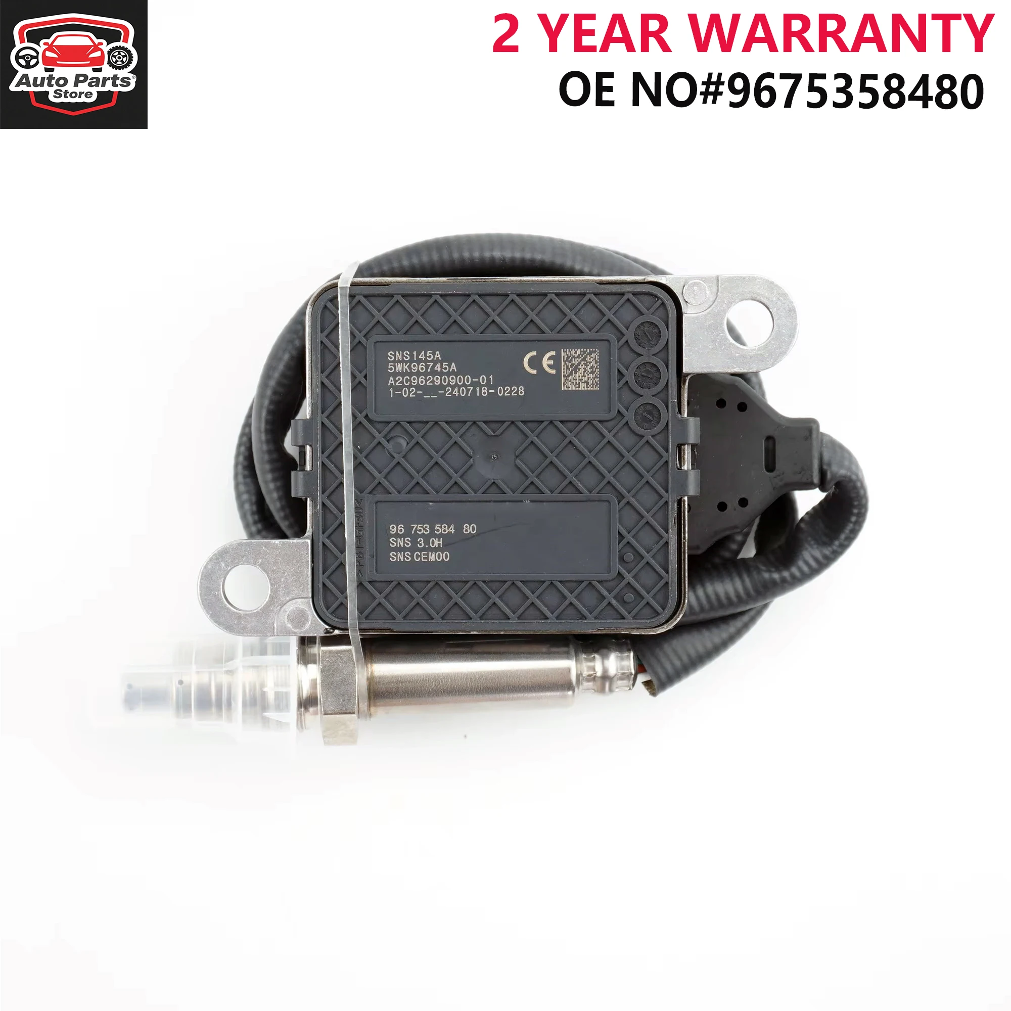 9675358480 5WK9 6745A 5WK96745A New Nitrogen Oxide Nox Sensor For Peugeot 208 & Citroen C3 C4 C5 DS3 DS4
9675358480 5WK9 6745A 5WK96745A New Nitrogen Oxide Nox Sensor For Peugeot 208 & Citroen C3 C4 C5 DS3 DS4