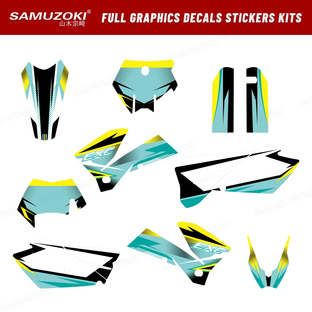 Подходит для EXC EXCF 125 200 250 300 400 450 525 SX SXF MXC XC XCF XCW 2005 2006 2007 Графические наклейки для мотокросса Наборы наклеек
Подходит для EXC EXCF 125 200 250 300 400 450 525 SX SXF MXC XC XCF XCW 2005 2006 2007 Графические наклейки для мотокросса Наборы наклеек