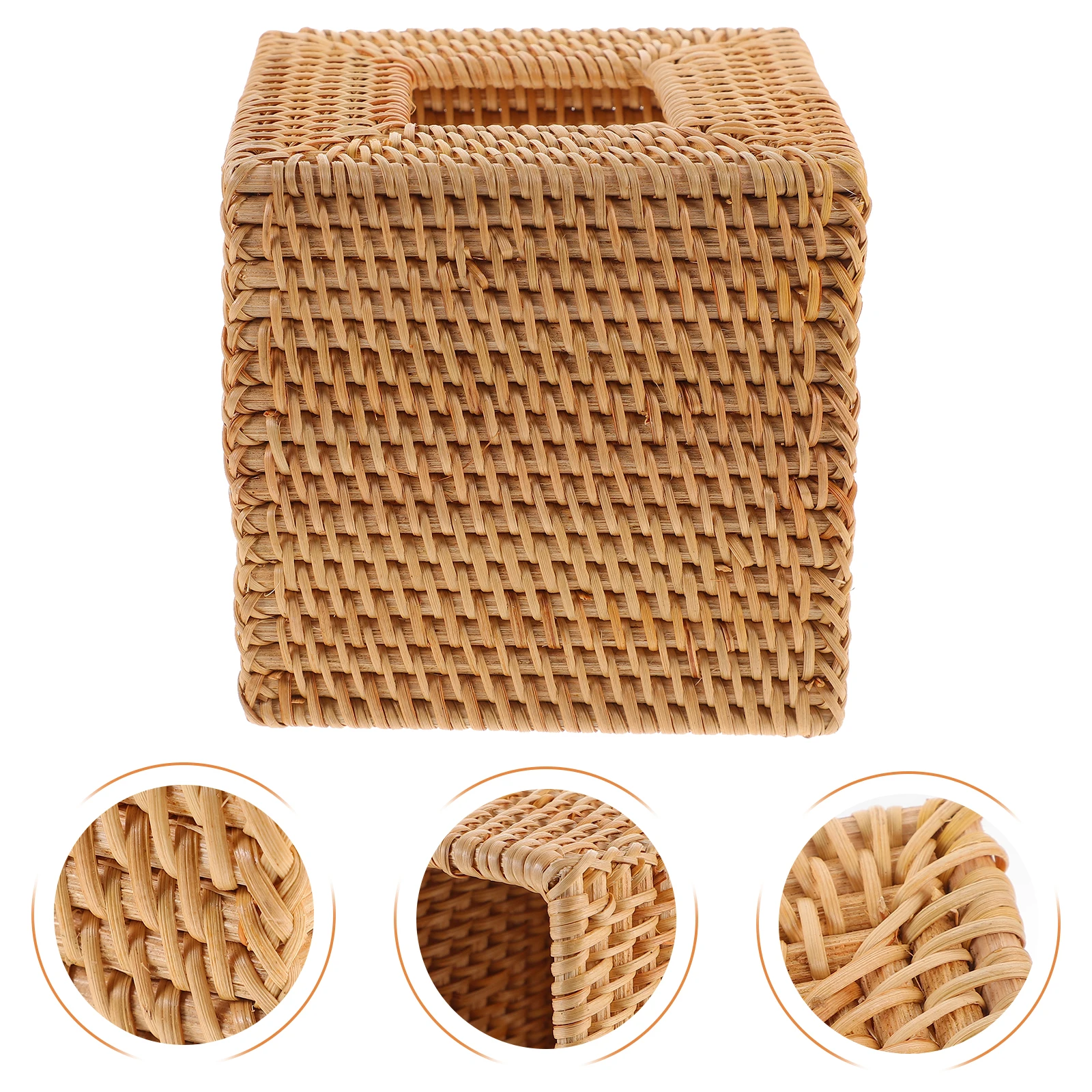 Rattan Woven Tissue Box Square Napkin Holder Organizer Compact Lightweight Home Cafe Restaurant Paper Towel Storage Dispenser
Rattan Woven Tissue Box Square Napkin Holder Organizer Compact Lightweight Home Cafe Restaurant Paper Towel Storage Dispenser