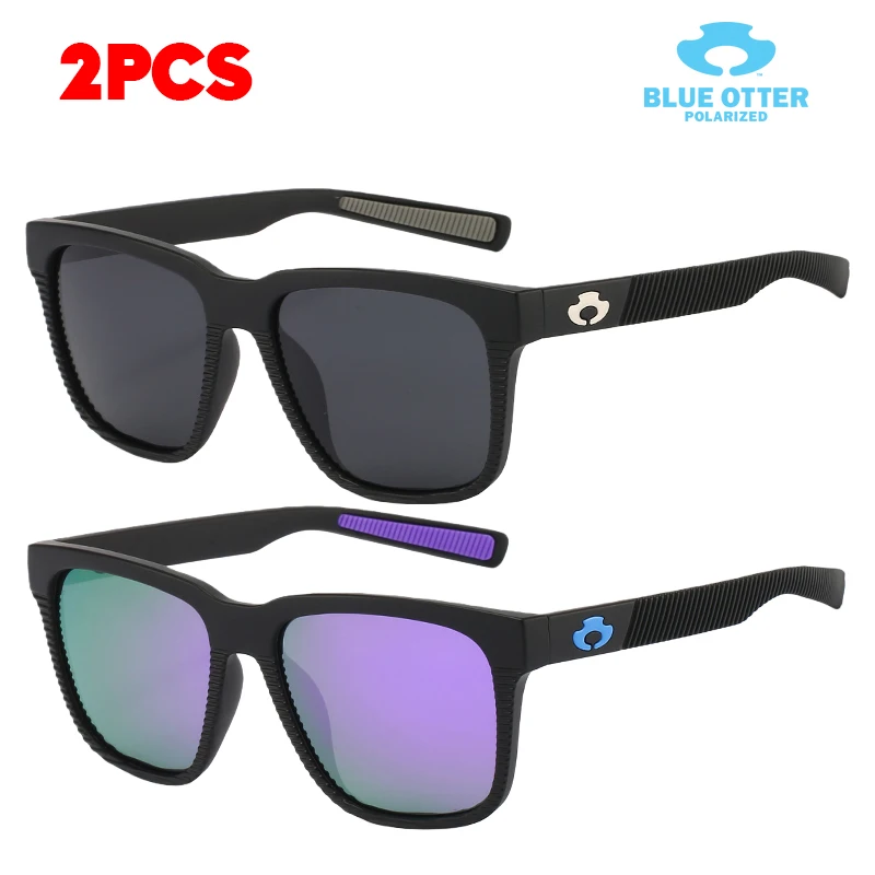 BLUE OTTER 2 Pack Polarized Sunglasses UV400 HD Anti-Glare Lenses Frame 2 Styles for Travel - Popular Sunglasses Set BT03
BLUE OTTER 2 Pack Polarized Sunglasses UV400 HD Anti-Glare Lenses Frame 2 Styles for Travel - Popular Sunglasses Set BT03