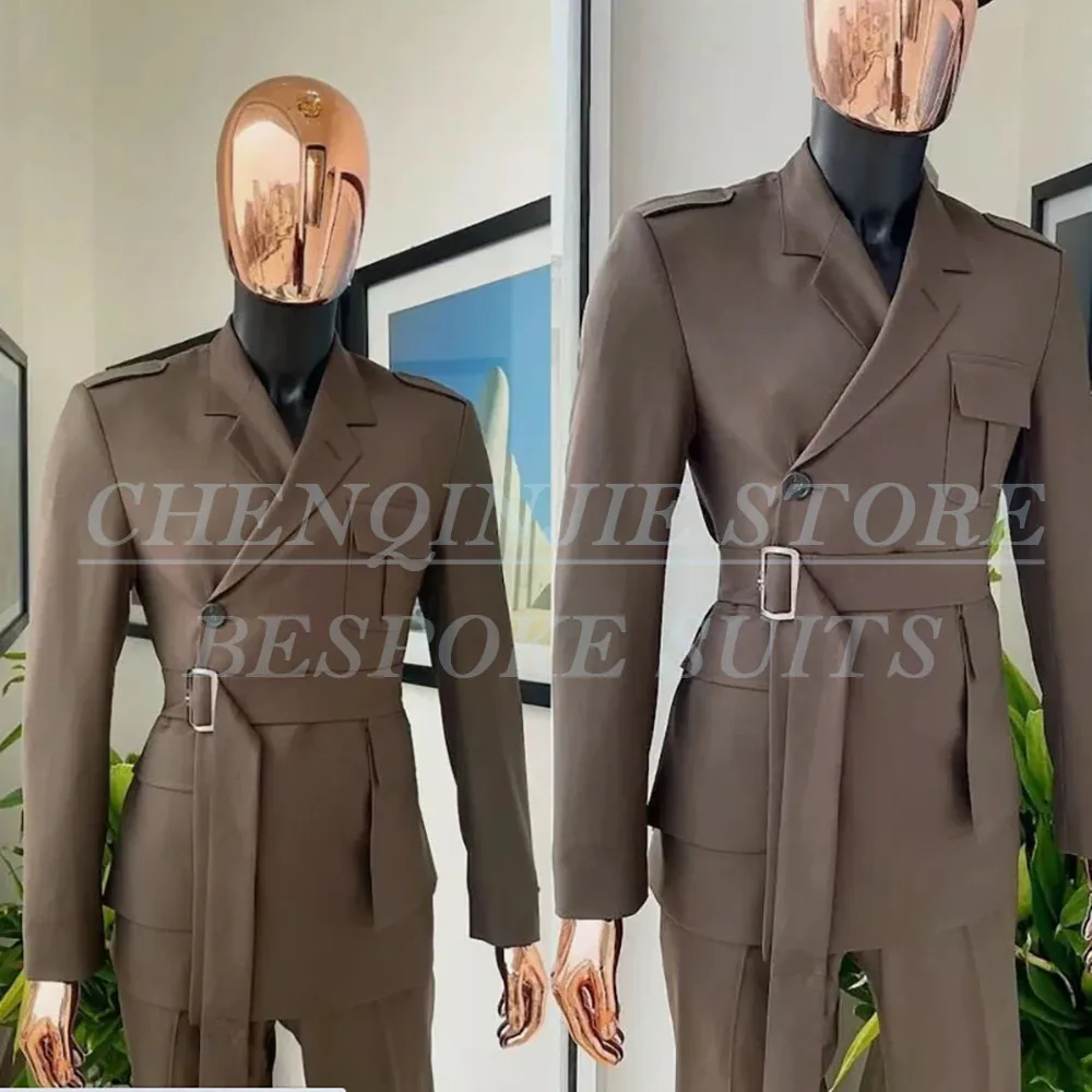 SILIWEYA Customzied Solid Color Men's Suits 2 Piece Jacket Pants Sets Formal Double Breasted Notch Lapel SliM Fit Male Clothing
SILIWEYA Customzied Solid Color Men's Suits 2 Piece Jacket Pants Sets Formal Double Breasted Notch Lapel SliM Fit Male Clothing
