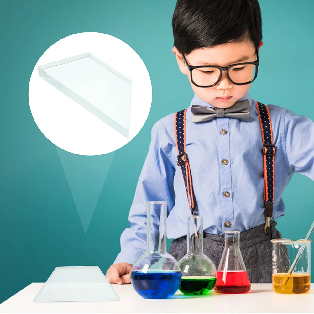 2Pcs Optical Glass Lens Trapezoidal Glass Brick Practical Teaching Apparatus for Measuring Refractive Index Physical Experiment 
2Pcs Optical Glass Lens Trapezoidal Glass Brick Practical Teaching Apparatus for Measuring Refractive Index Physical Experiment