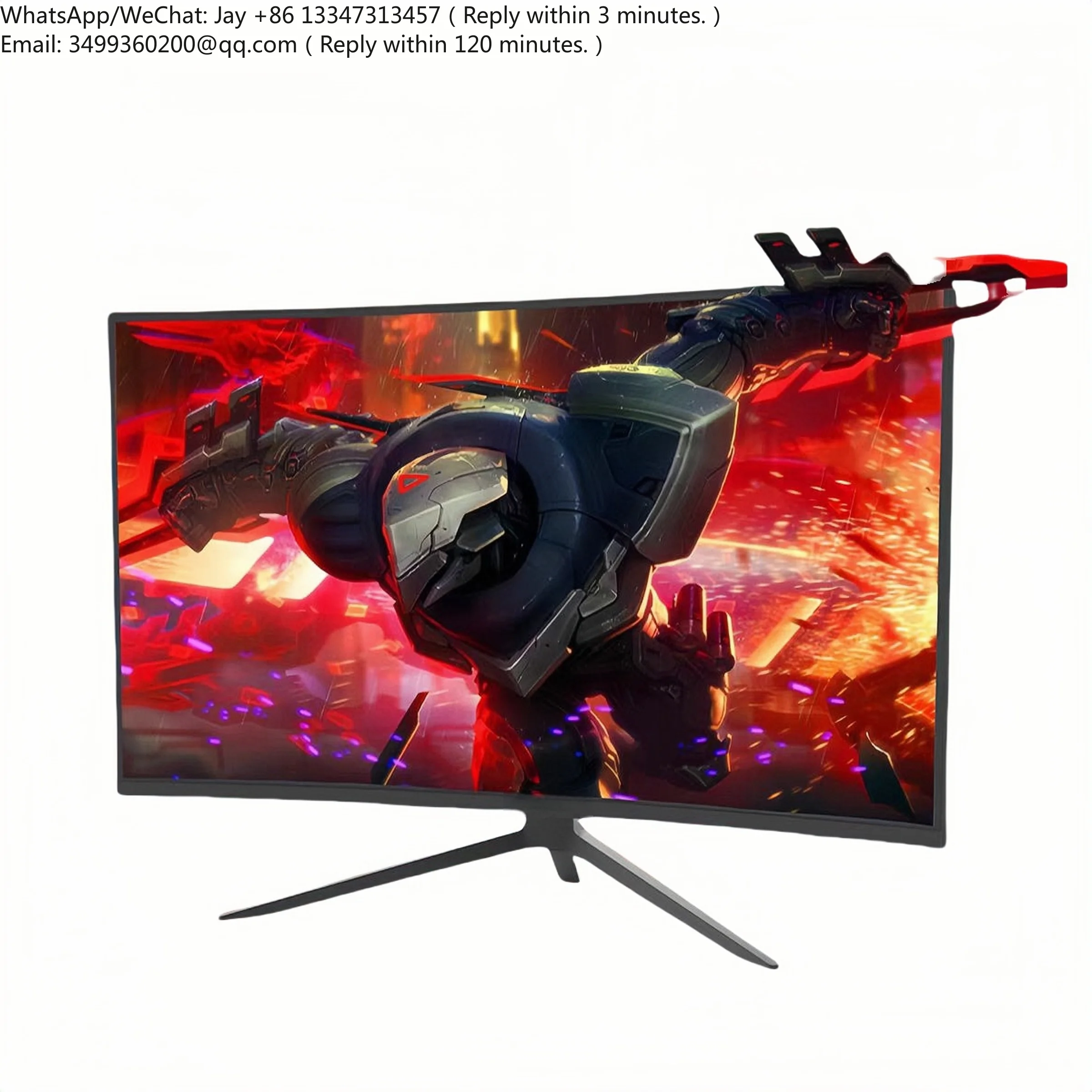 32-Inch 2K Curved Gaming Monitor with 165Hz Refresh Rate for Computer Use or Replacement
32-Inch 2K Curved Gaming Monitor with 165Hz Refresh Rate for Computer Use or Replacement