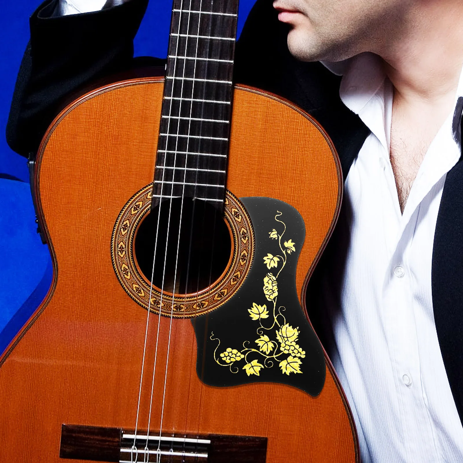 2 Pcs Guitar Pickguard Acoustic Accessories Board PVC Protector Supplies Golden Plate
2 Pcs Guitar Pickguard Acoustic Accessories Board PVC Protector Supplies Golden Plate