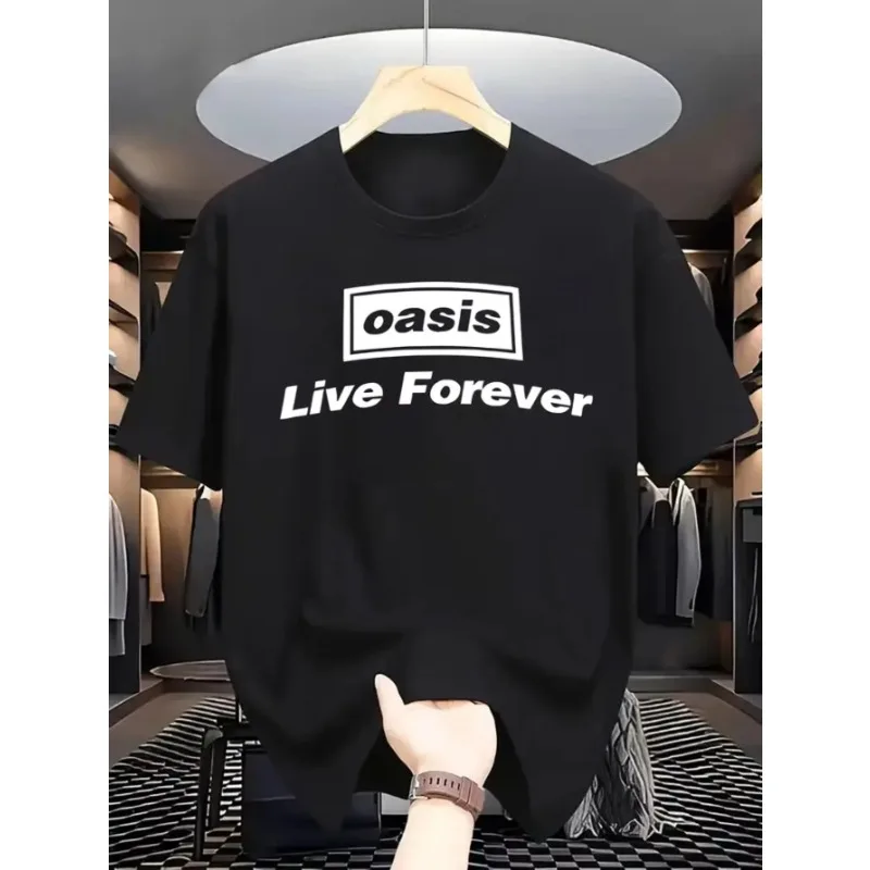 Футболка OASIS Live Forever для мужчин и женщин, хлопковые футболки с короткими рукавами, брендовая футболка, уличная одежда в стиле рок-группы, топы, мужская одежда
Футболка OASIS Live Forever для мужчин и женщин, хлопковые футболки с короткими рукавами, брендовая футболка, уличная одежда в стиле рок-группы, топы, мужская одежда