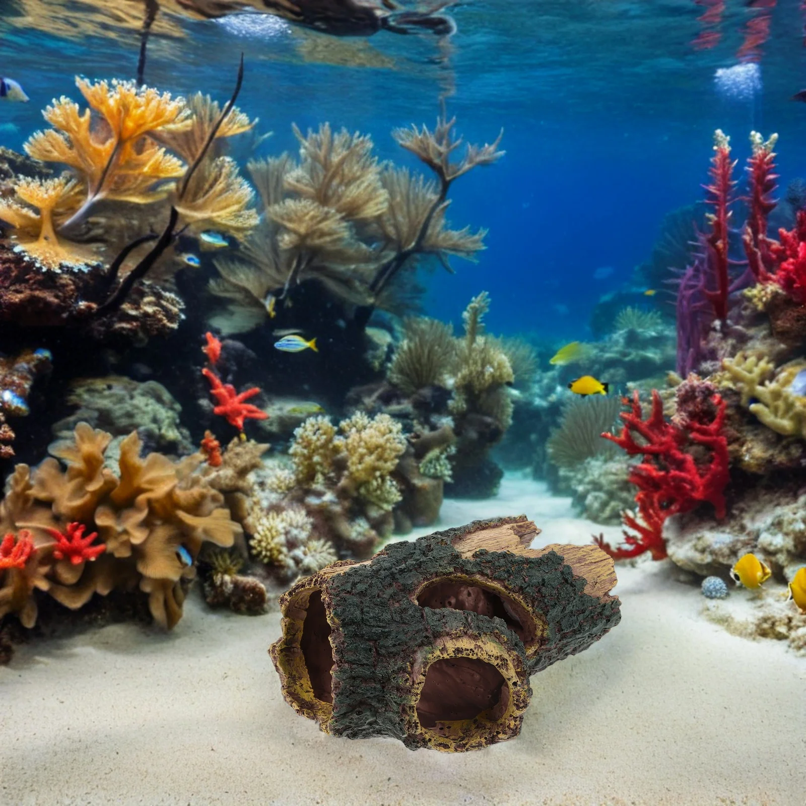 Hollow Log Ornament Resin Aquarium Decor - Natural Look Fish Tank Cave for Small Pets - Driftwood Style Reptile Climbing Shelter
Hollow Log Ornament Resin Aquarium Decor - Natural Look Fish Tank Cave for Small Pets - Driftwood Style Reptile Climbing Shelter