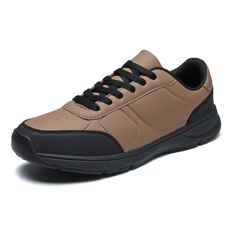 Кроссовки с мягкой подошвой и кожаной поверхностью, легкие, для бега и отдыха, новые мужские спортивные туфли на толстой подошве, повседневные.
Кроссовки с мягкой подошвой и кожаной поверхностью, легкие, для бега и отдыха, новые мужские спортивные туфли на толстой подошве, повседневные.