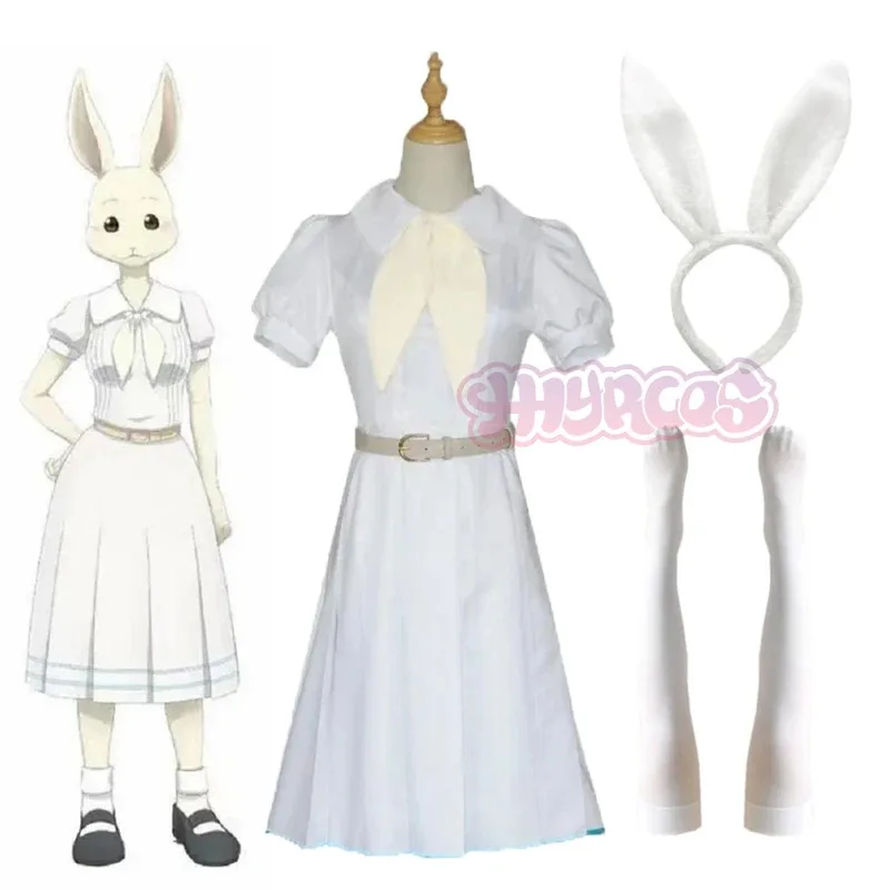 Anime Cos BEASTARS Haru Rabbit Short Sleeve Cosplay Costumes Ear Socks Halloween Christmas Party Sets Uniform Suit Accessories
Anime Cos BEASTARS Haru Rabbit Short Sleeve Cosplay Costumes Ear Socks Halloween Christmas Party Sets Uniform Suit Accessories