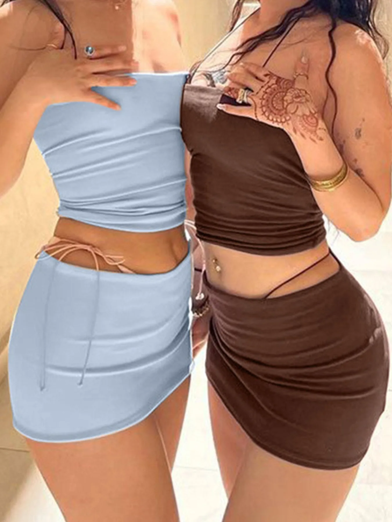 Женские весенние топы без рукавов 202, мини-юбки для вечеринок и клубов, одинаковые комплекты из двух предметов, наряды для отпуска, оптовая продажа товаров для бизнеса
Женские весенние топы без рукавов 202, мини-юбки для вечеринок и клубов, одинаковые комплекты из двух предметов, наряды для отпуска, оптовая продажа товаров для бизнеса