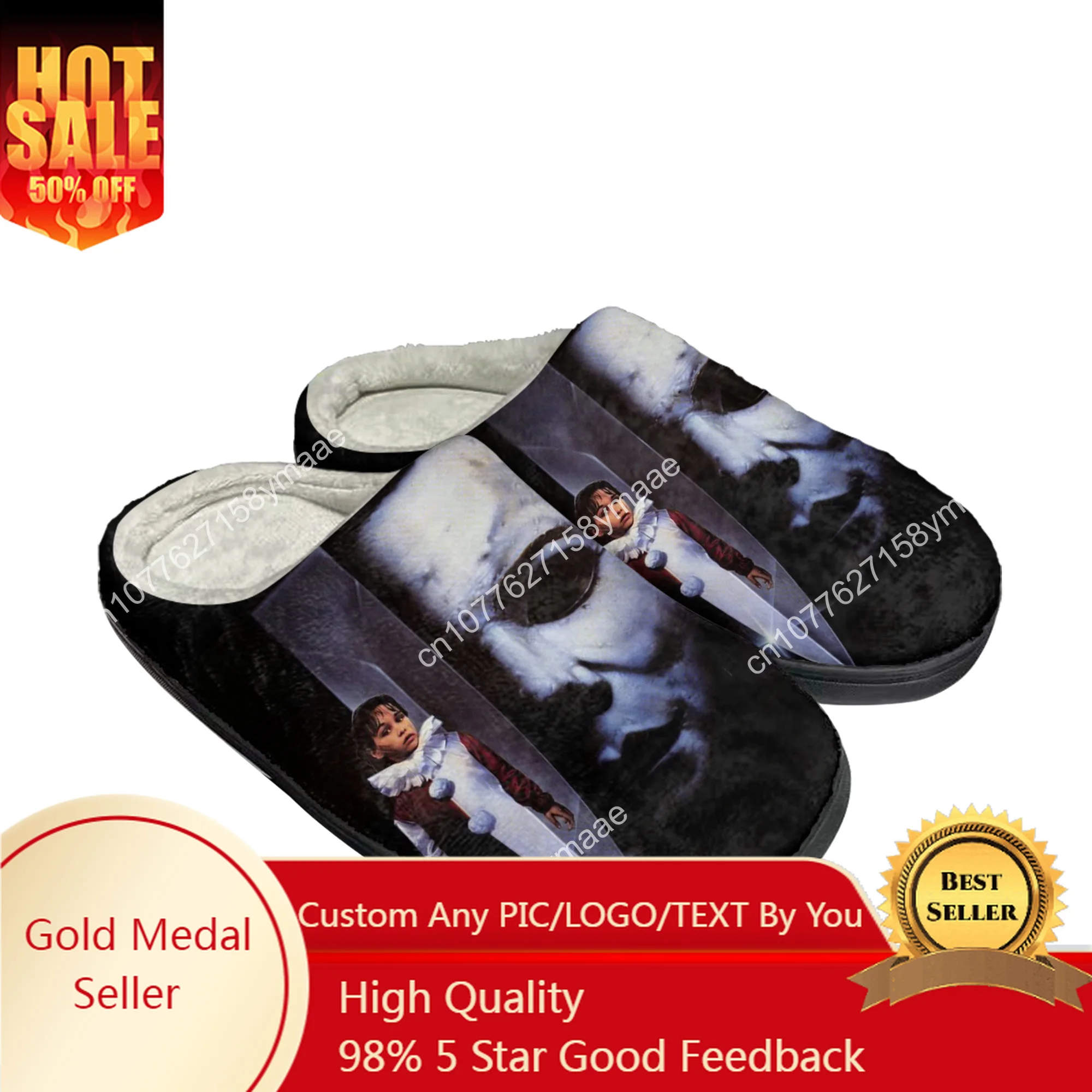Hot Horror Halloween Home Cotton Custom Slippers Michael Myers Mens Womens Sandals Plush Casual Keep Warm Shoes Thermal Slipper
Hot Horror Halloween Home Cotton Custom Slippers Michael Myers Mens Womens Sandals Plush Casual Keep Warm Shoes Thermal Slipper