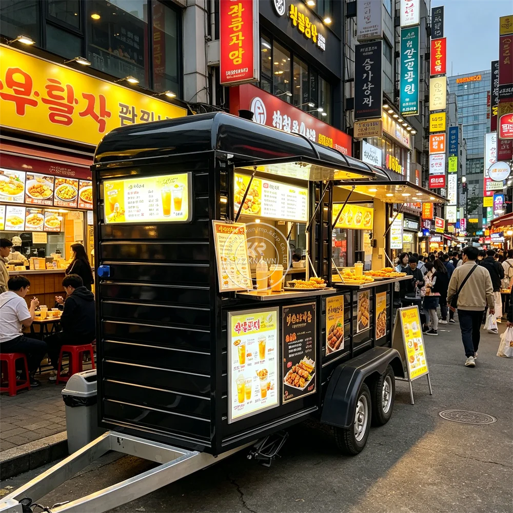 Concession Food Truck Fully Equipped Street Ice Cream Cart Coffee Shop Mobile BBQ Pizza Taco Food Trailer With Full Kitchen
Concession Food Truck Fully Equipped Street Ice Cream Cart Coffee Shop Mobile BBQ Pizza Taco Food Trailer With Full Kitchen