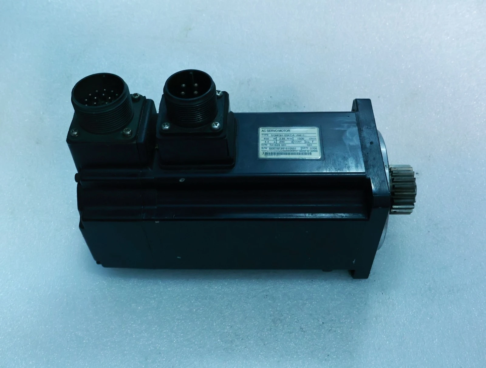 Used SGMGH-05KCA-AM11 For Yaskawa SGMGH-05KCA-AM11 AC Servo Motor
Used SGMGH-05KCA-AM11 For Yaskawa SGMGH-05KCA-AM11 AC Servo Motor