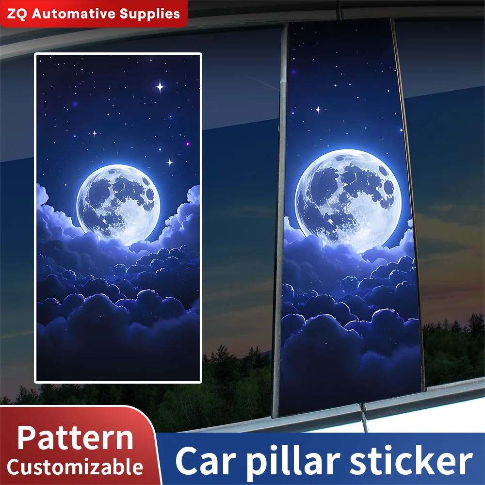 Dreamy Full Moon Starry Night Car B-Pillar Stickers Aesthetic Sky Vinyl Decals Window Post Trim DIY Car Styling Accessories
Dreamy Full Moon Starry Night Car B-Pillar Stickers Aesthetic Sky Vinyl Decals Window Post Trim DIY Car Styling Accessories