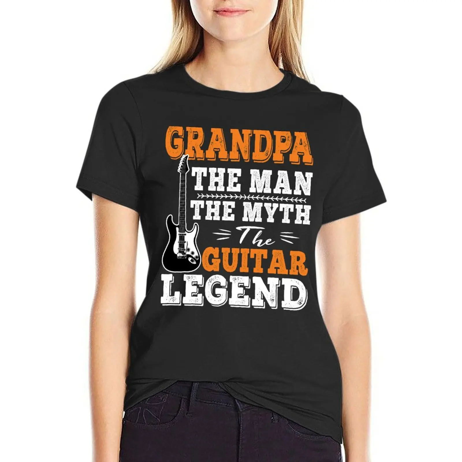 Grandpa The Man the myth the guitar legend, Cute Family Gift for Grandpa, Guitar Design T-Shirt Blouse tshirts for Women
Grandpa The Man the myth the guitar legend, Cute Family Gift for Grandpa, Guitar Design T-Shirt Blouse tshirts for Women