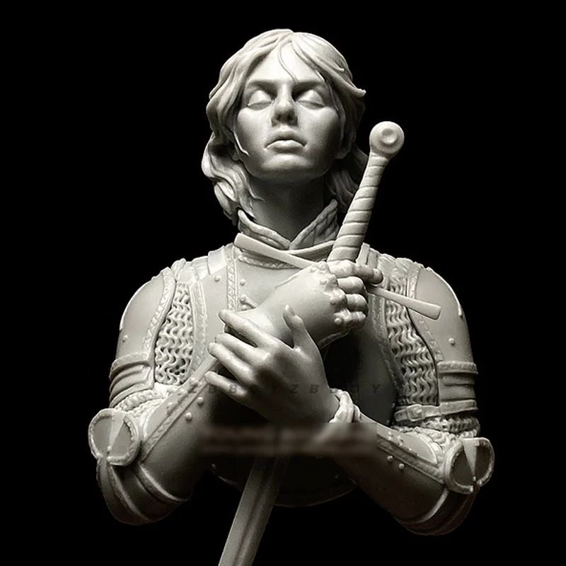 1/10 Female Knight Bust Resin Model Figure Gk Micro Miniature 3d Printed White Model Toy Unassembled And Unpainted Kit
1/10 Female Knight Bust Resin Model Figure Gk Micro Miniature 3d Printed White Model Toy Unassembled And Unpainted Kit