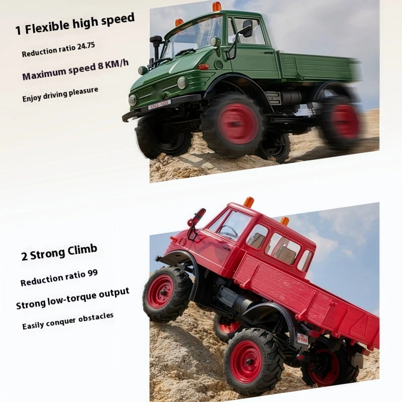 4WD FMS New 1/24 Unimog FCX Series Off Road 2.4G Rc Climbing Car Remote Control Electric Simulation Car Model Boy Adult Toy Gift
4WD FMS New 1/24 Unimog FCX Series Off Road 2.4G Rc Climbing Car Remote Control Electric Simulation Car Model Boy Adult Toy Gift