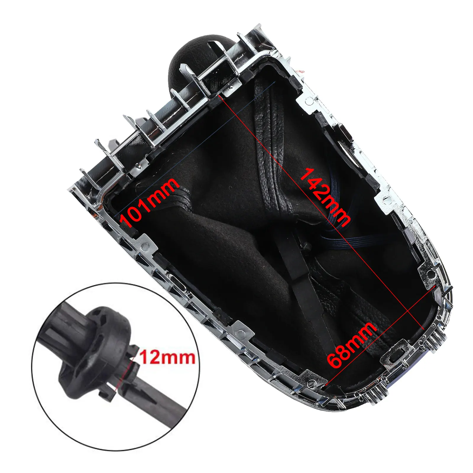 BLACK Gear Shift Knob Ergonomic Design For Grip ABS And PU Leather Material Easy Installation Components For Opel For Astra
BLACK Gear Shift Knob Ergonomic Design For Grip ABS And PU Leather Material Easy Installation Components For Opel For Astra