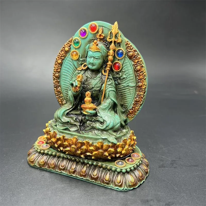 Tibetan Painted Yellow Jambhala Statue Gilded with Vintage Turquoise Inlaid Rare Antique Collection Home Ornament
Tibetan Painted Yellow Jambhala Statue Gilded with Vintage Turquoise Inlaid Rare Antique Collection Home Ornament