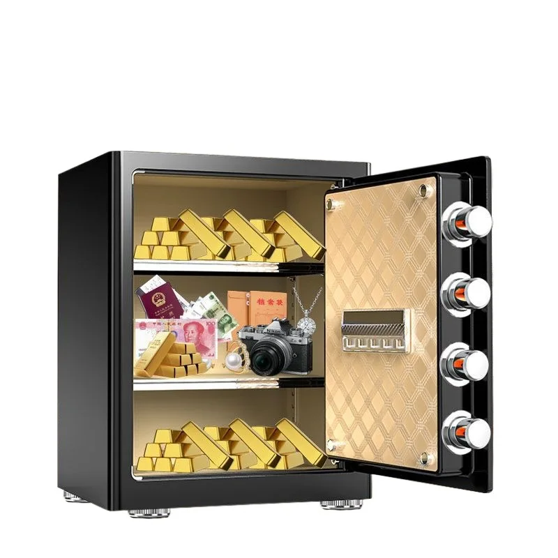 Сейф для дома, депозитный ящик, сейф с паролем, офисный противоугонный отпечаток пальца, полностью стальной пароль
Сейф для дома, депозитный ящик, сейф с паролем, офисный противоугонный отпечаток пальца, полностью стальной пароль