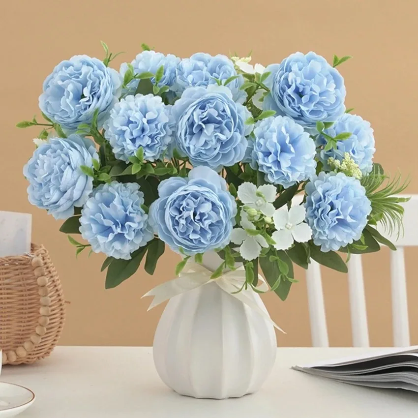 1PC Fall Artificial Peony Flowers Silk Hydrangea Rose Living Room Home Vase Garden Wedding Bridal Bouquet Diy Party Decoration
1PC Fall Artificial Peony Flowers Silk Hydrangea Rose Living Room Home Vase Garden Wedding Bridal Bouquet Diy Party Decoration