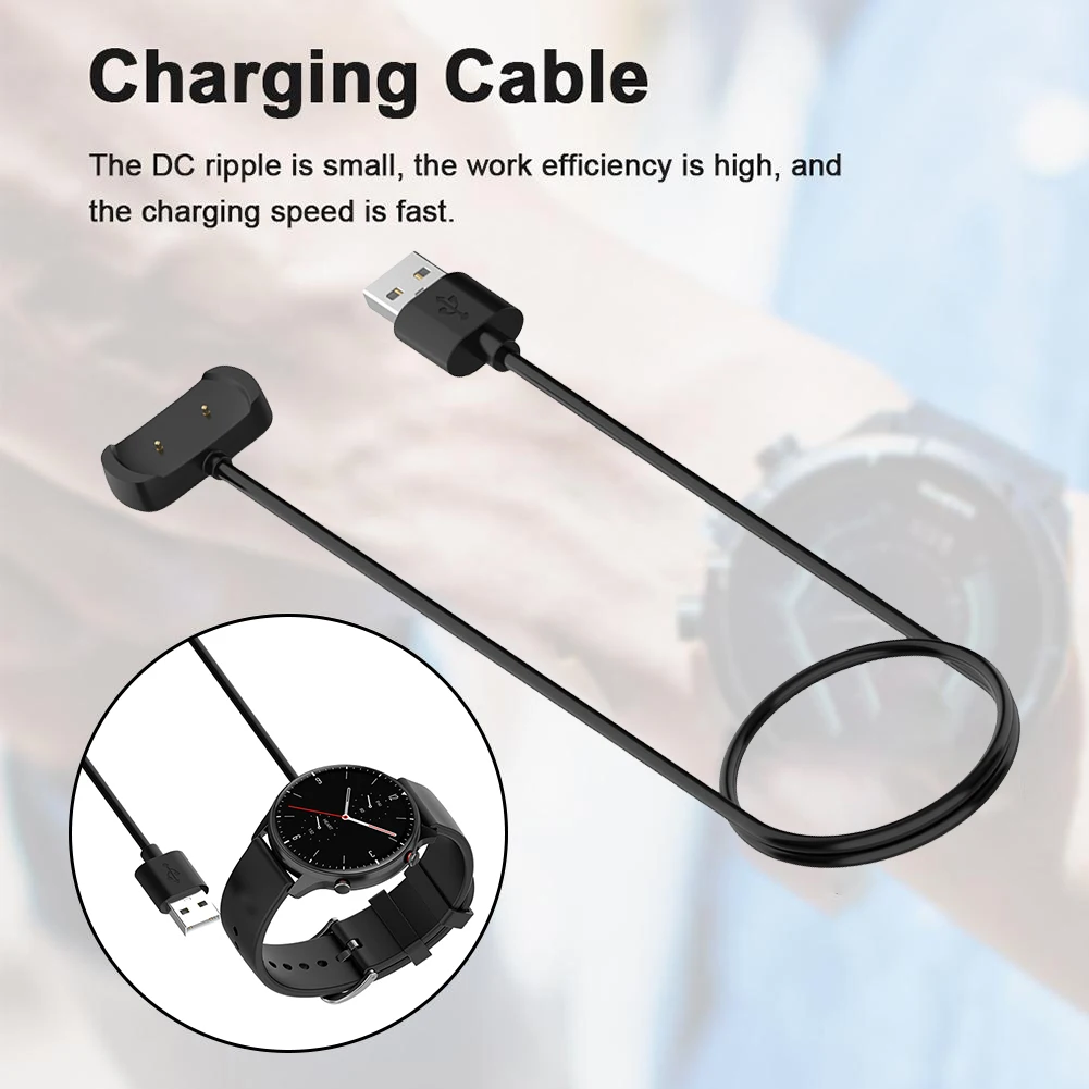 Smartwatch Dock Charger Adapter USB Charging Cable Magnetic Power Charge Wire 5V 700MA for Bip5 Unity A2324/ Bip5
Smartwatch Dock Charger Adapter USB Charging Cable Magnetic Power Charge Wire 5V 700MA for Bip5 Unity A2324/ Bip5