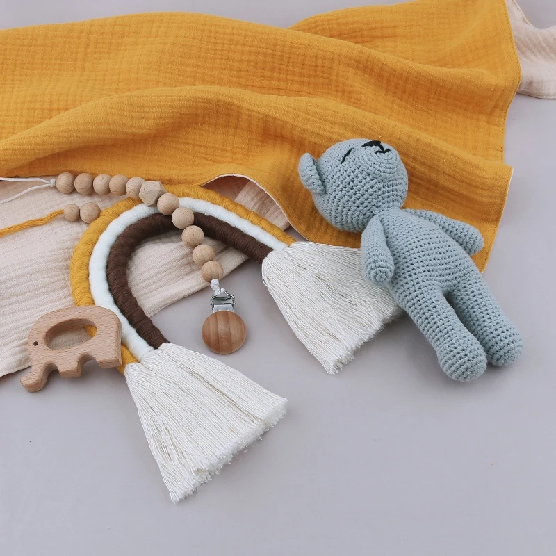 Baby Blanket Toy Set Baby Room Ornament Pacifier Chain Soothing for Doll for Newborn Baby Girls Boys Photography Props Birth
Baby Blanket Toy Set Baby Room Ornament Pacifier Chain Soothing for Doll for Newborn Baby Girls Boys Photography Props Birth