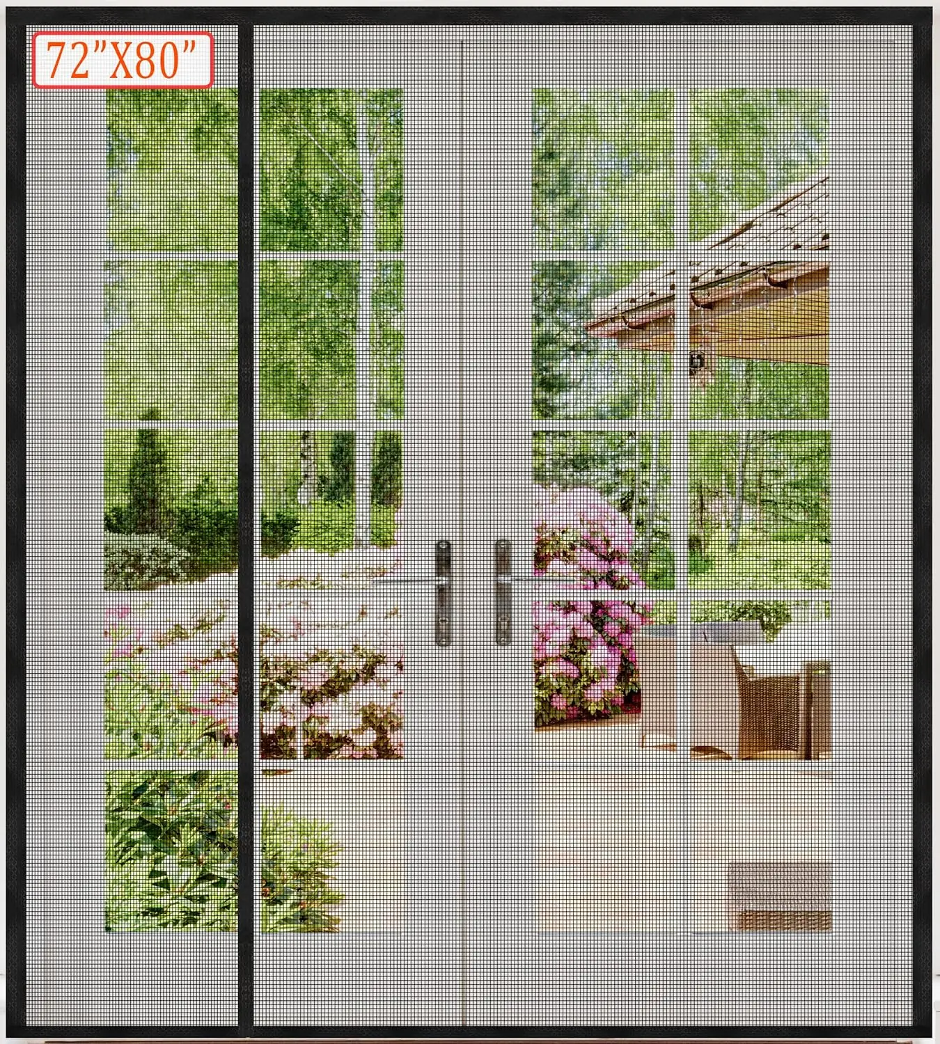 Reversible Heavy Duty Fiberglass Magnetic Screen Door for Sliding Door,Closely Spaced Magnets for a Tight Seal,French Door Bu
Reversible Heavy Duty Fiberglass Magnetic Screen Door for Sliding Door,Closely Spaced Magnets for a Tight Seal,French Door Bu