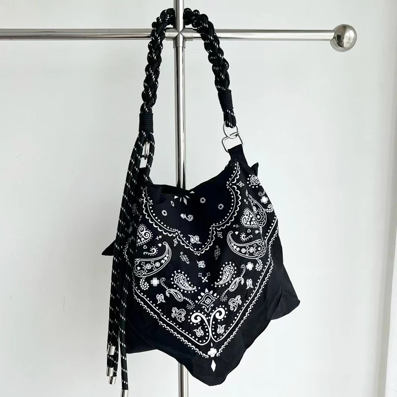 National Message Bags For Women Luxury Designer Handbag And Purses 2025 New In Polyester Paisley Braided Strap Underarm Shoulder
National Message Bags For Women Luxury Designer Handbag And Purses 2025 New In Polyester Paisley Braided Strap Underarm Shoulder