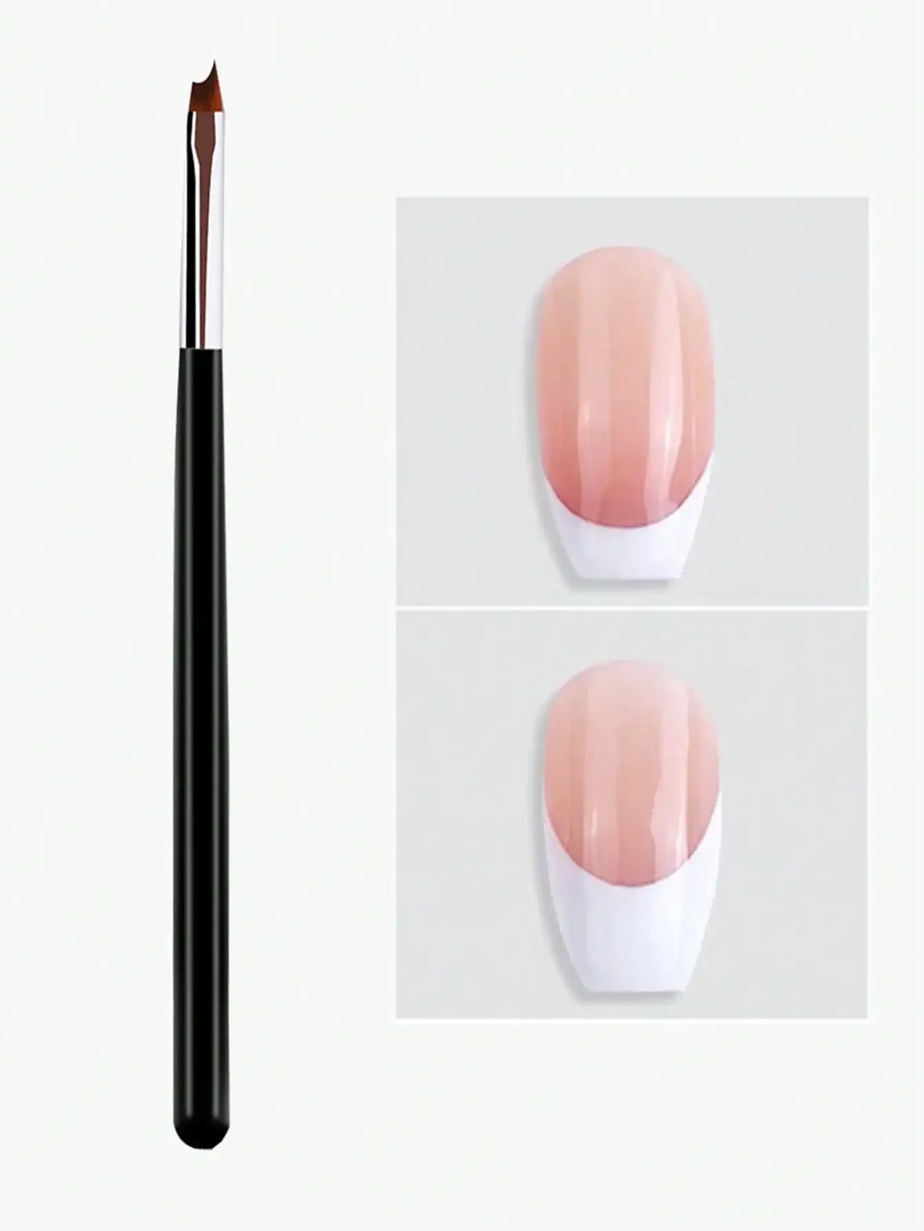 1pc French Angled Nail Art Brush, Red Handle, Crescent-Shaped Nail Painting Pen, Nail Art DIY Design Tool
1pc French Angled Nail Art Brush, Red Handle, Crescent-Shaped Nail Painting Pen, Nail Art DIY Design Tool