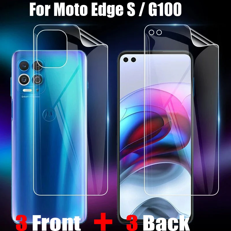 6 шт. матовая Гидрогелевая пленка для Motorola Edge S, Защита экрана для Moto G100, передняя и задняя защитная пленка, не стекло
6 шт. матовая Гидрогелевая пленка для Motorola Edge S, Защита экрана для Moto G100, передняя и задняя защитная пленка, не стекло